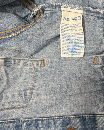 Veste en jean vintage 1990s white tab 2 ans