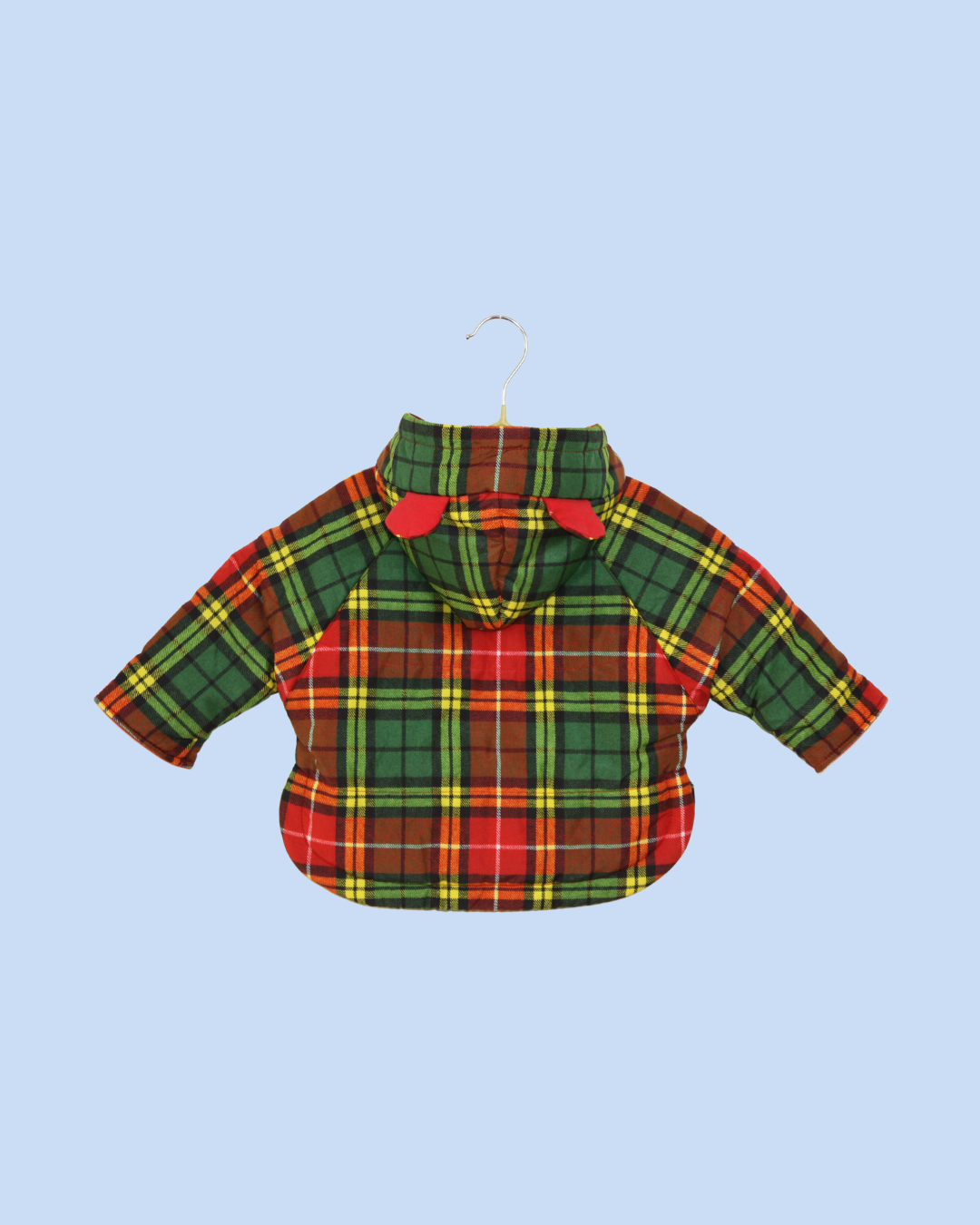 Veste doudoune à carreaux 6 mois