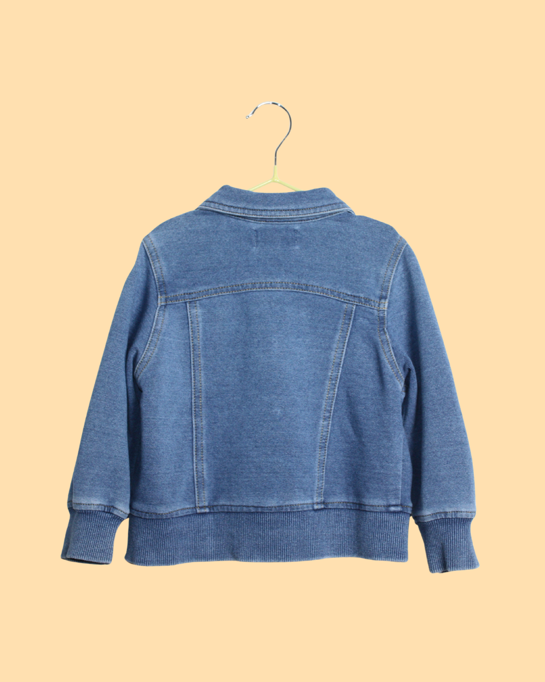 Veste bleue en molleton de coton 18 mois