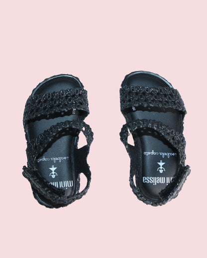 Mini Melissa - Sandales noires pointure 20