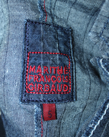 Veste en denim rayée 5 ans