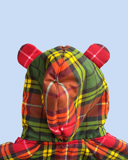 Veste doudoune à carreaux 6 mois