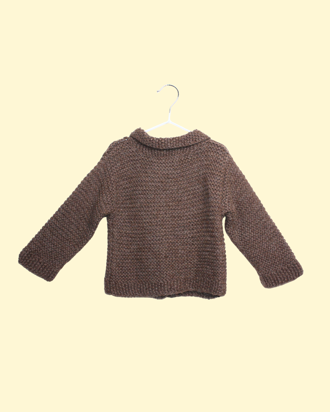 Gilet en laine marron 12 mois