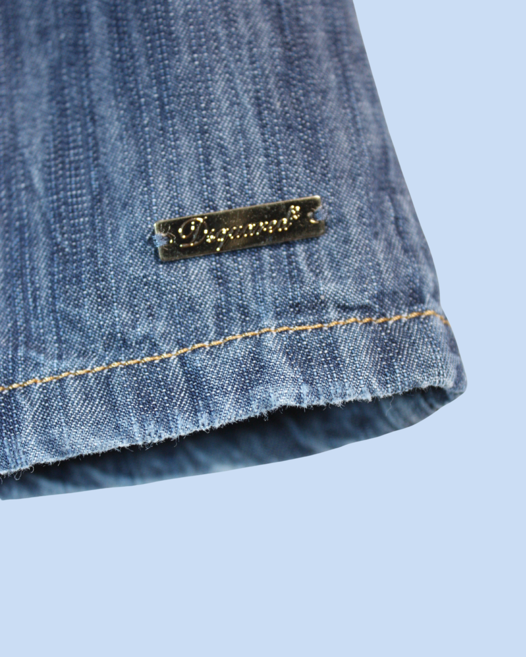 Robe en jean à rayures et noeud marins 6 mois