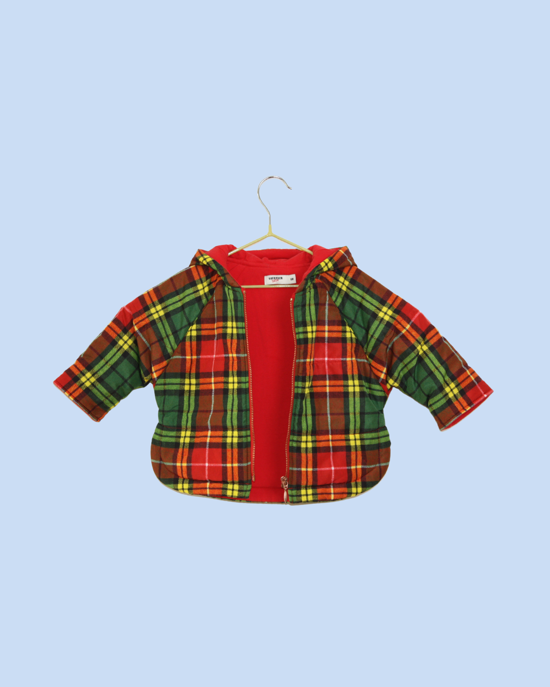 Veste doudoune à carreaux 6 mois