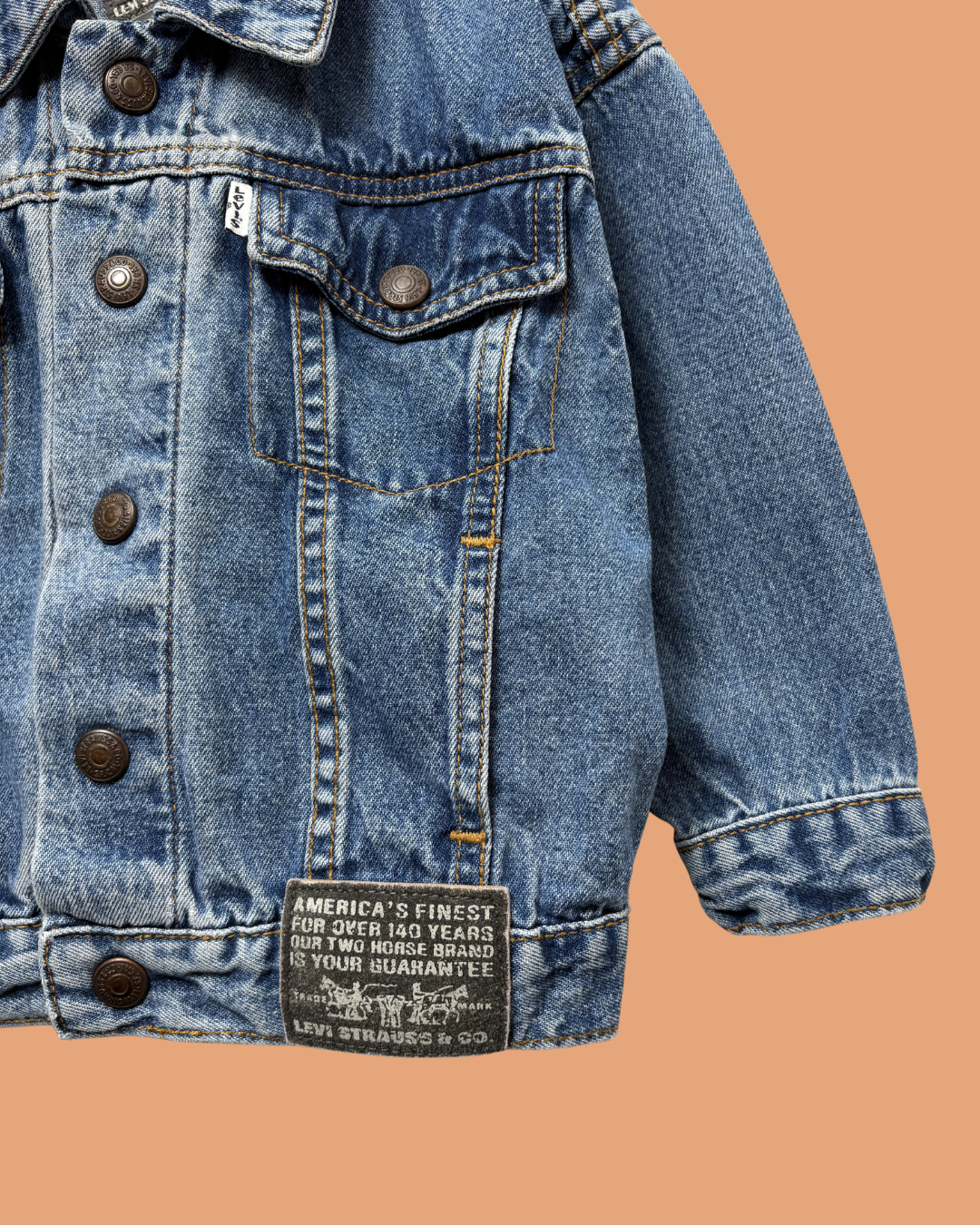 Veste en jean vintage white tab taille 3 ans