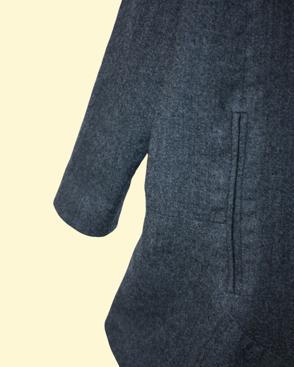 Robe grise en laine taille 10 ans
