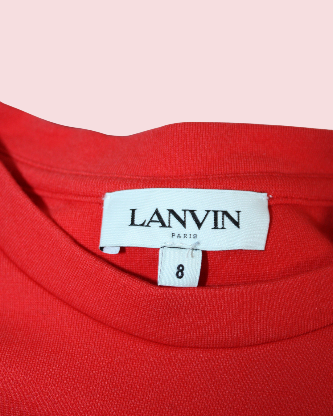 Robe rouge à coeur brodé taille 8 ans