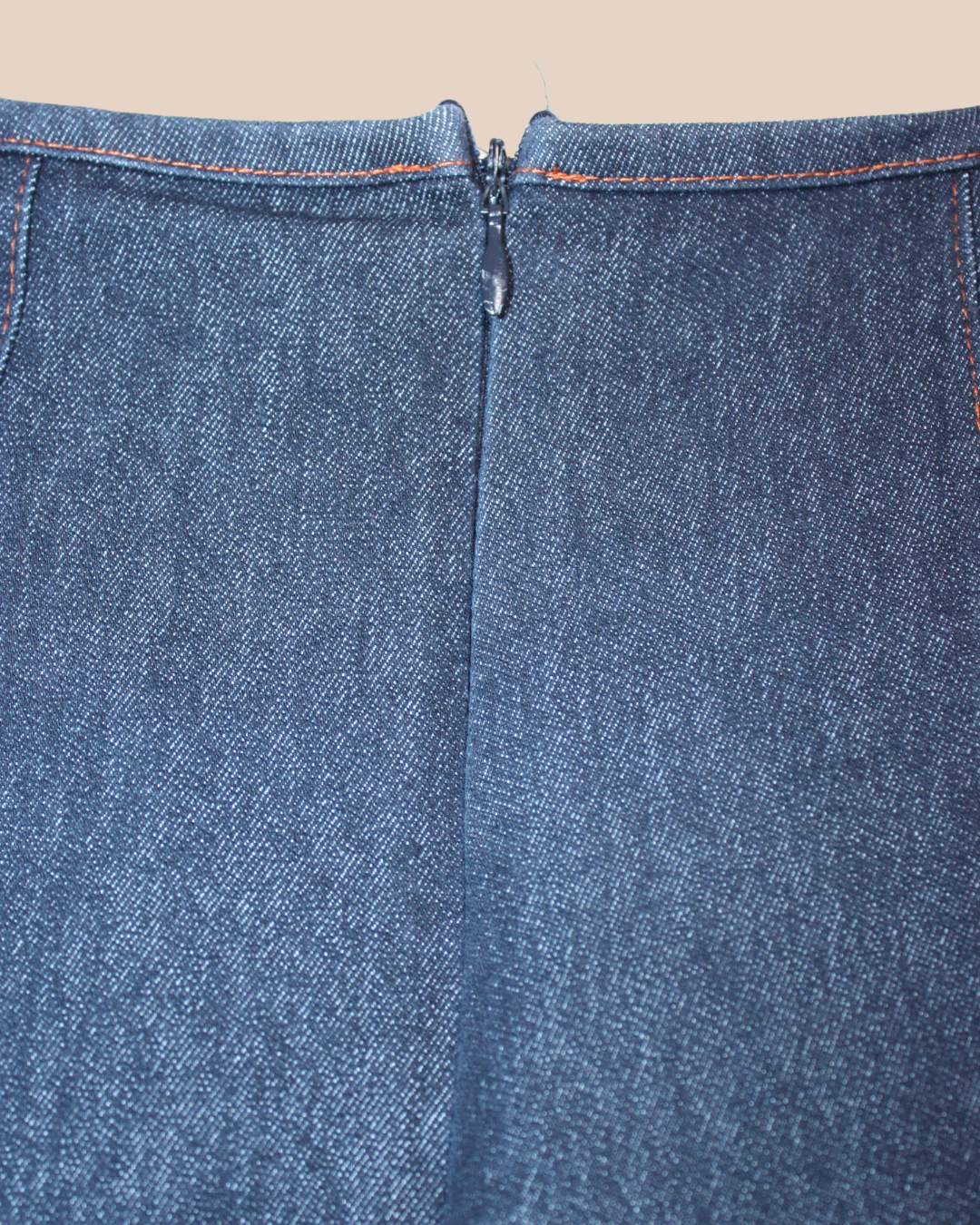 Jupe en denim vintage 70s taille 10 ans