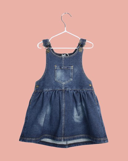 Robe en jean délavé 18 mois