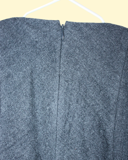 Robe grise en laine taille 10 ans