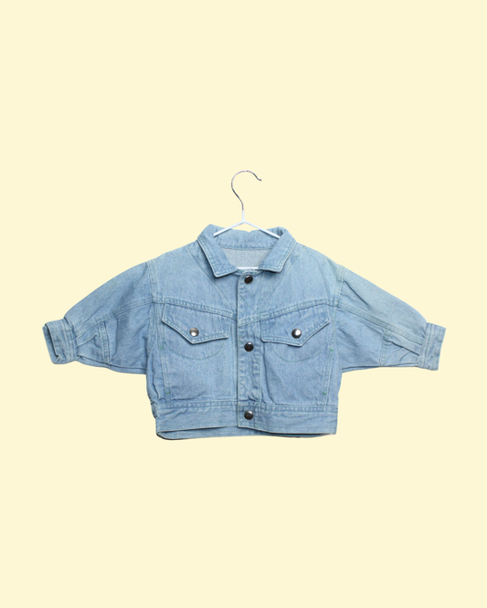 Veste en jean vintage 70s white tab 9 mois