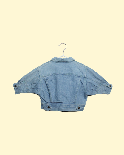 Veste en jean vintage 70s white tab 9 mois