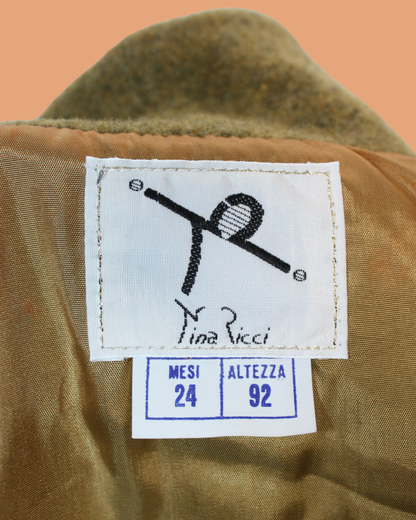 Magnifique ensemble vintage veste, jupe et chemise 2 ans