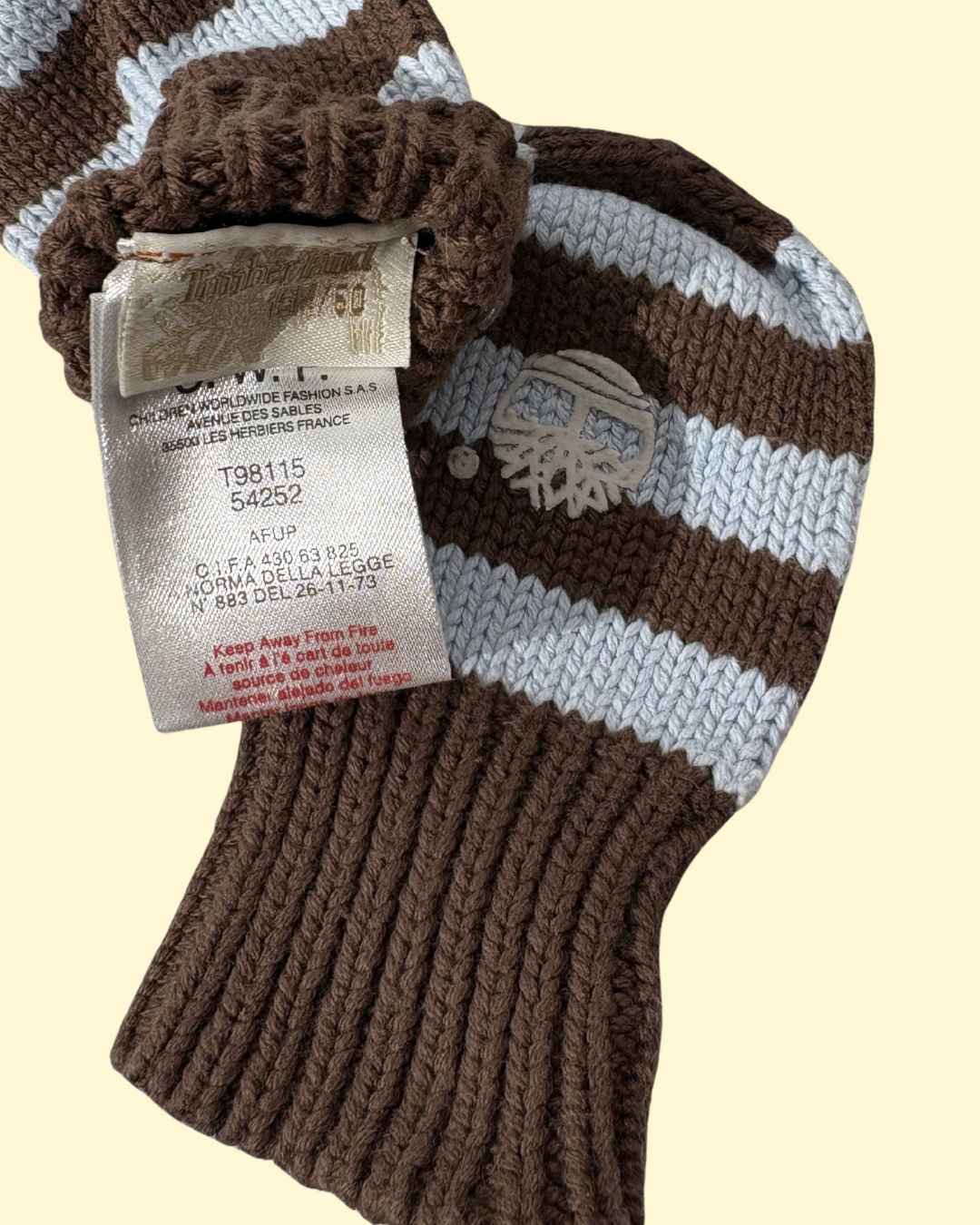 Ensemble bonnet et moufles 18 mois