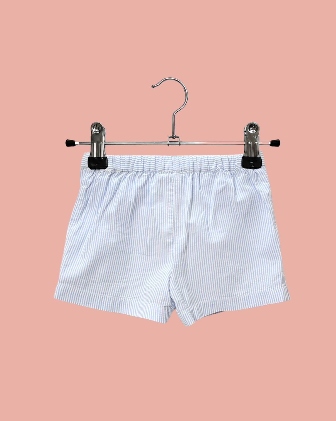 Short à rayures bleues 18 mois