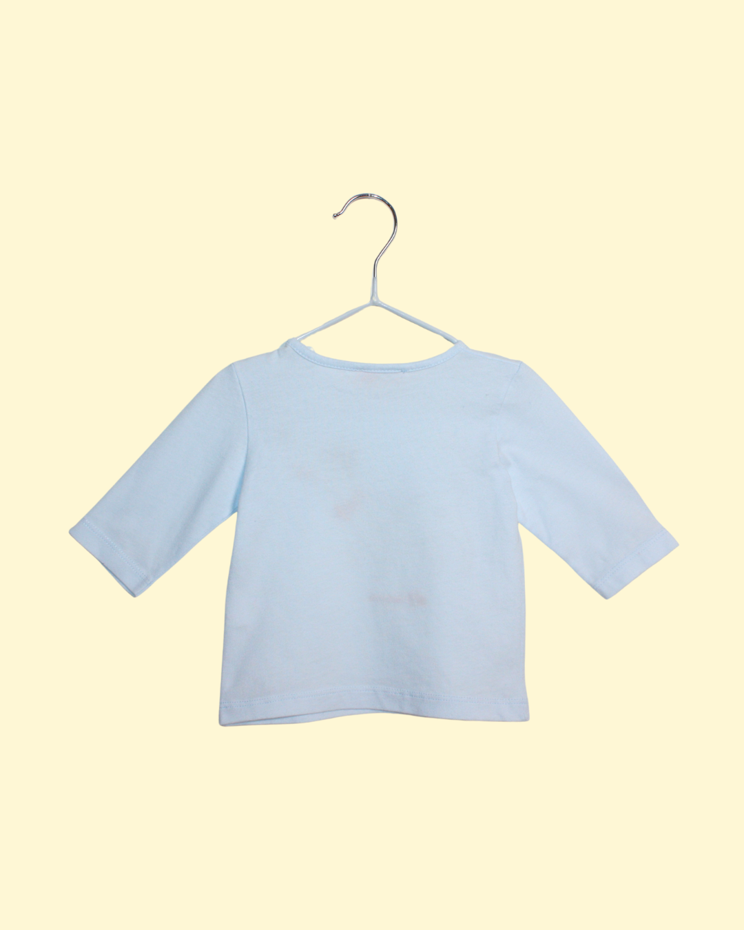 Top en coton bleu et dalmatien 3 mois