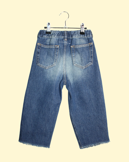 Jeans large avec empiècements 4 ans