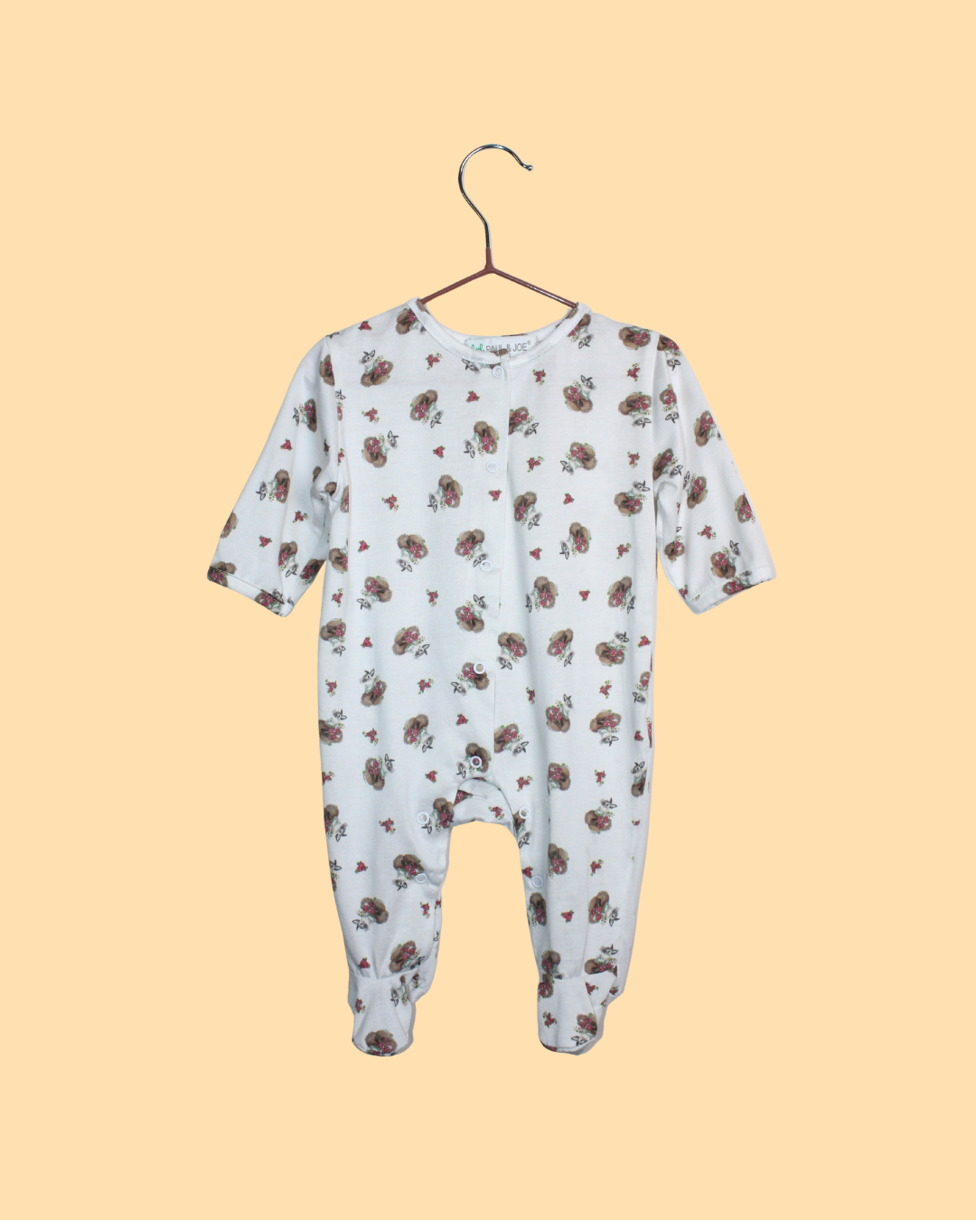 Ensemble 5 pièces motifs lapins 3 mois