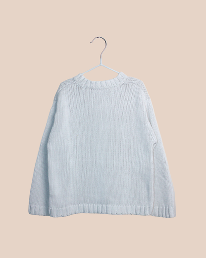Pull en coton blanc cassé 4 ans