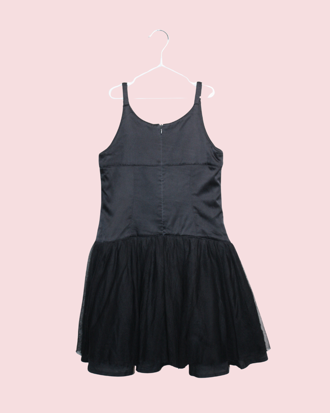 Robe noire à jupe en tulle 8 ans