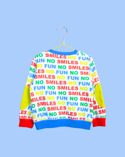 Sweatshirt fun multicolore 18 mois