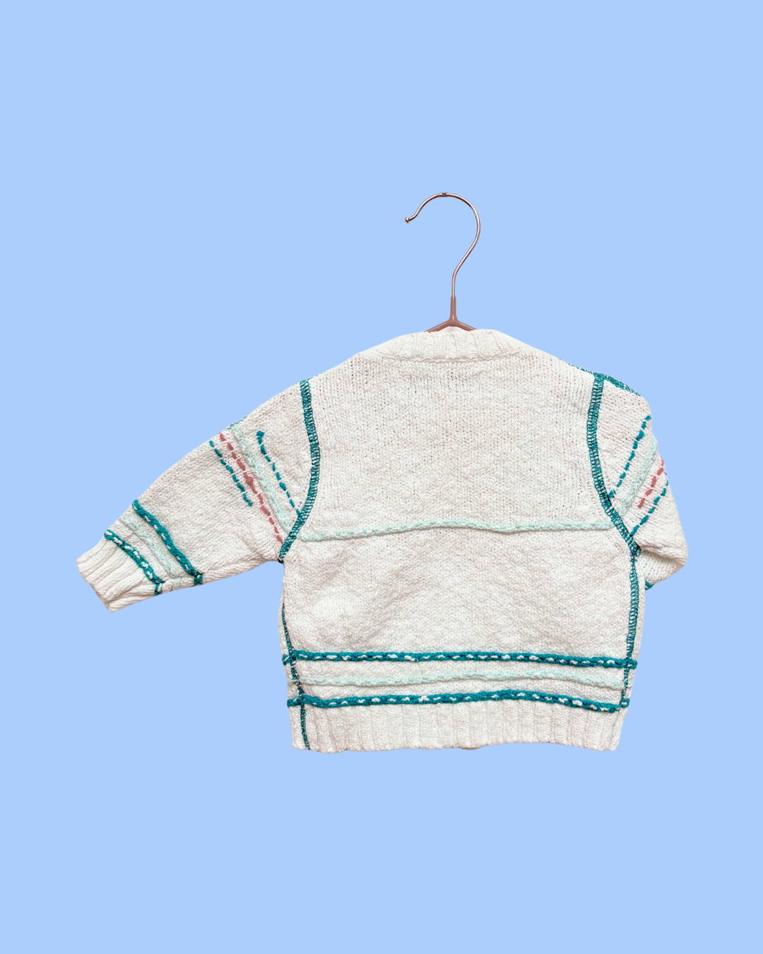 Gilet blanc crème 3 mois