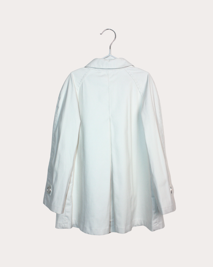 Trench classique blanc cassé 4 ans