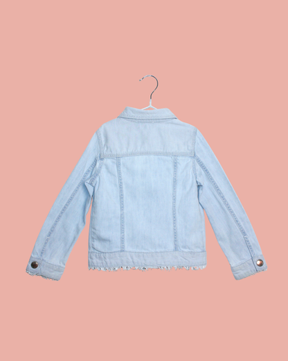 Veste en jean bleu clair 5 ans