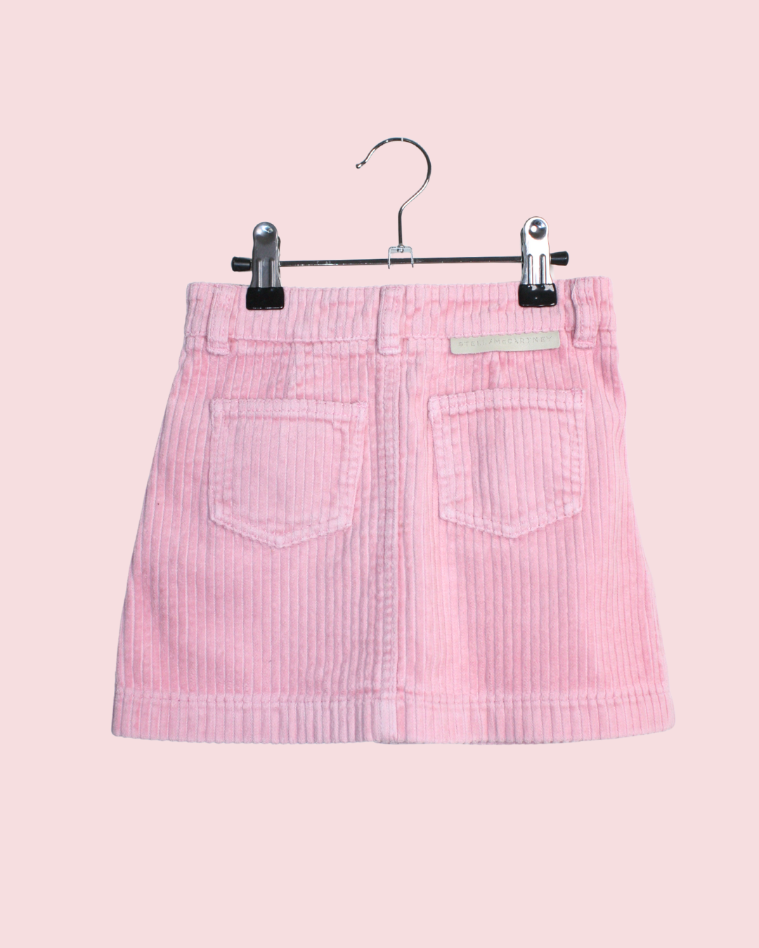 Jupe rose en velours 4 ans