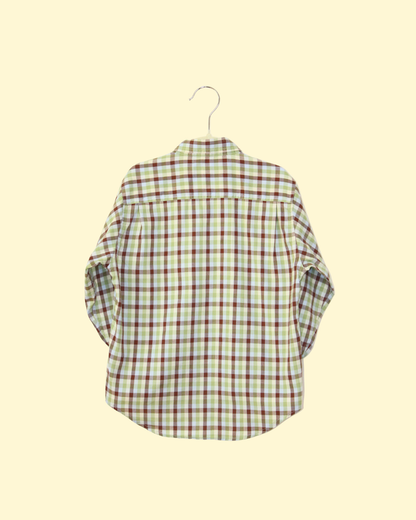 Chemise à carreaux 4 ans