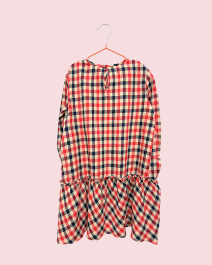Robe à carreaux 6 ans