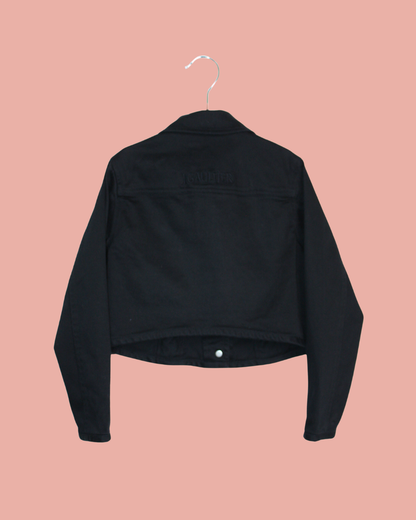 Veste noire à laçage 6 ans