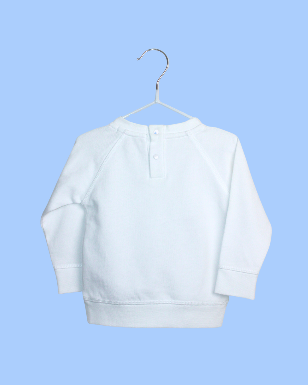 Sweatshirt blanc 6 mois