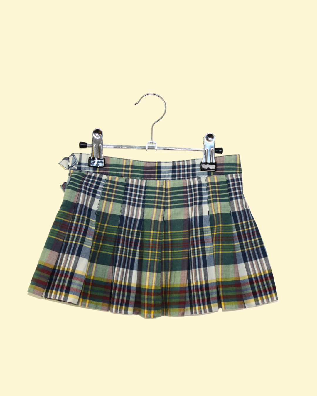Jupe plissée écossaise 2 ans