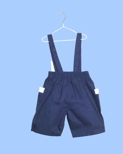 Salopette bleue vintage 1980s deadstock taille 2 ans