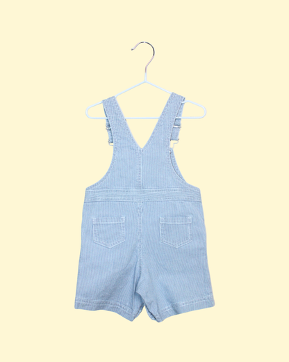 Salopette courte bleue 9 mois