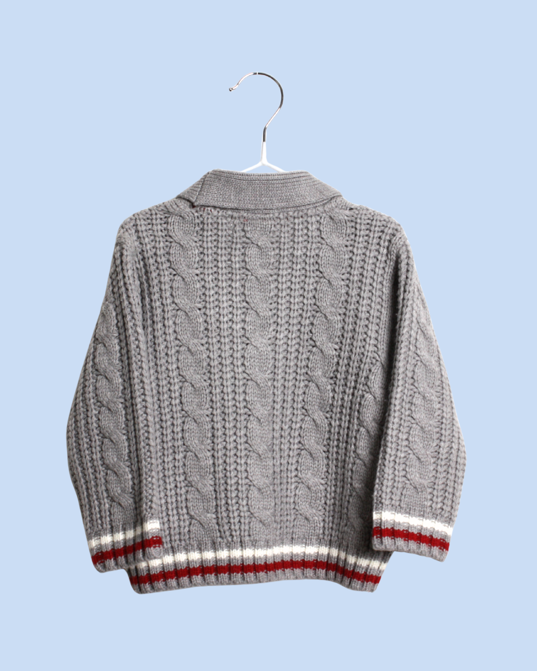 Cardigan gris rare 2 ans