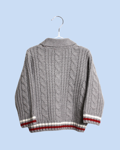 Cardigan gris rare 2 ans