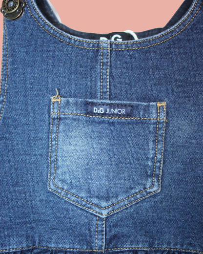Robe en jean délavé 18 mois