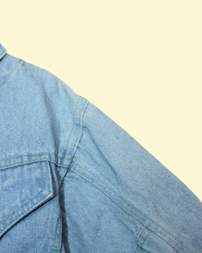 Veste en jean vintage 70s white tab 9 mois