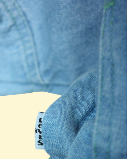 Veste en jean vintage 70s white tab 9 mois