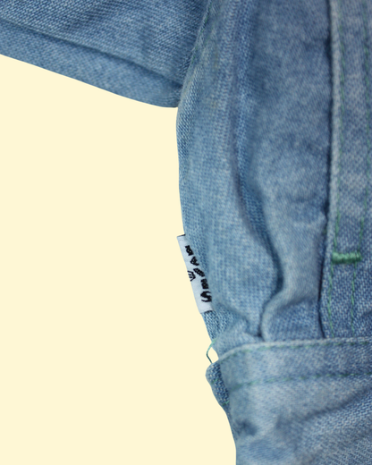 Veste en jean vintage 70s white tab 9 mois