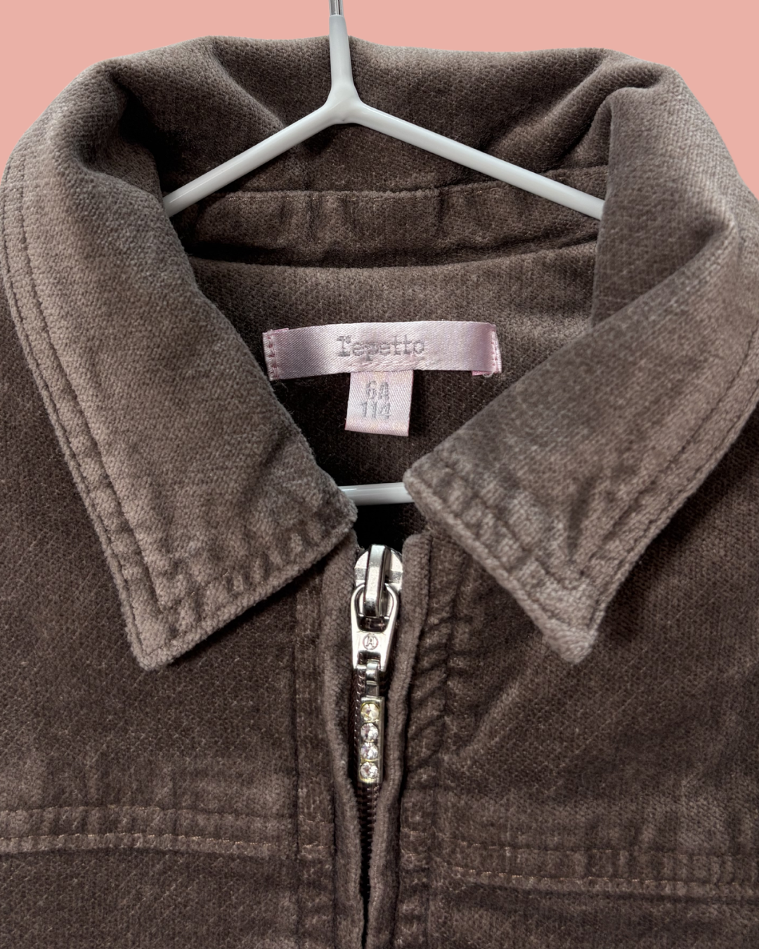 Ensemble en velours marron 5 ans