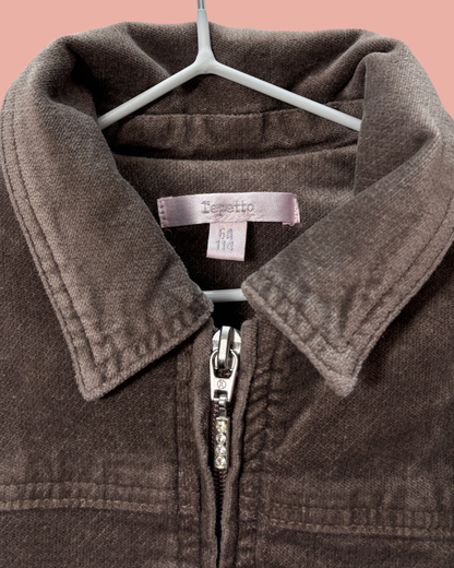 Ensemble en velours marron 5 ans