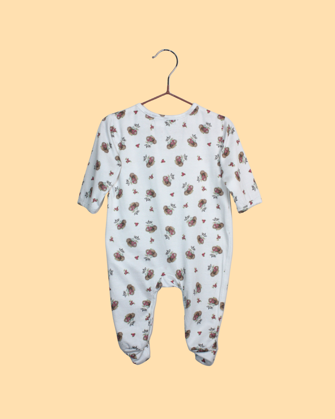 Ensemble 5 pièces motifs lapins 3 mois