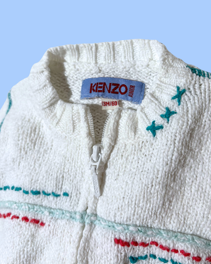 Gilet blanc crème 3 mois