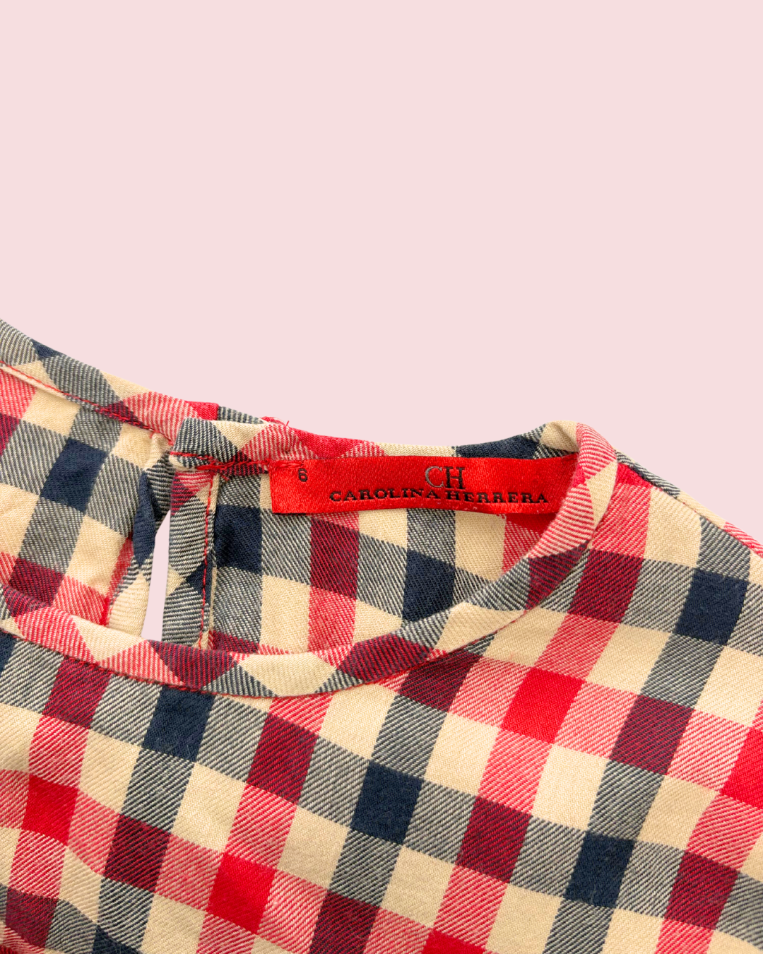 Robe à carreaux 6 ans