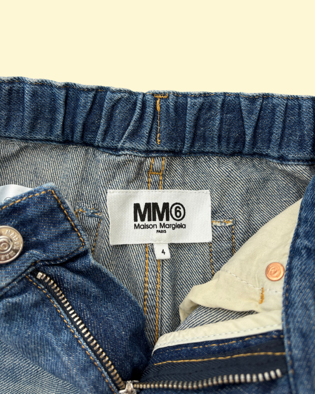 Jeans large avec empiècements 4 ans