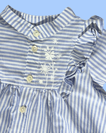 Robe à rayures 6 mois